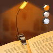 Prenosné svetlo na čítanie - 9LED jantár