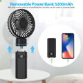 Prenosný ventilátor s powerbankou
