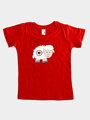 Detské tričko - ovečka červené