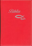 Biblia so zipsom červená