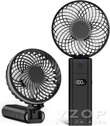 Prenosný ventilátor s powerbankou