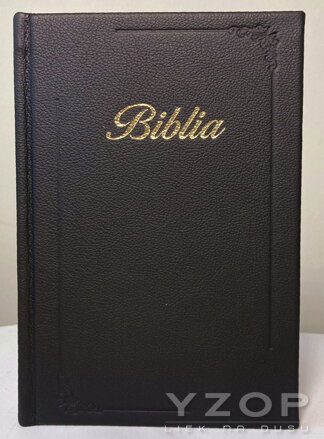 Biblia v kožy so zlatou oriezkou