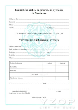 Vysvedčenie